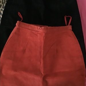 2 mini skirt - one black and one red